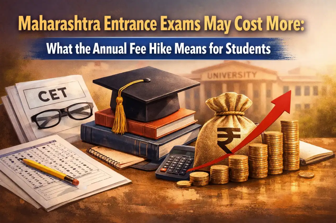 Maharashtra Entrance Exams May Cost More: What the Annual Fee Hike Means for Students