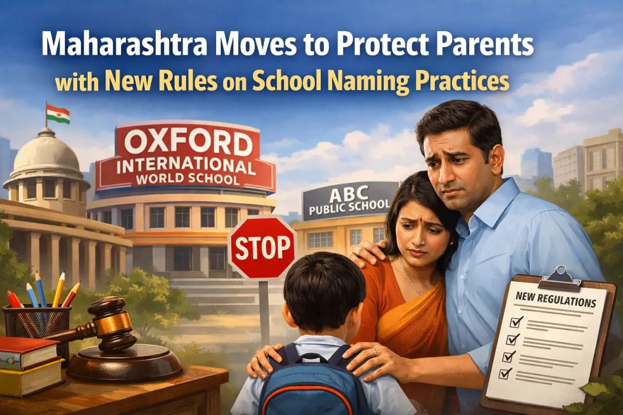Maharashtra Moves to Protect Parents with New Rules on School Naming Practices