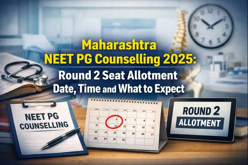 Maharashtra NEET PG Counselling 2025: Round 2 Seat Allotment Date, Time and What to Expect