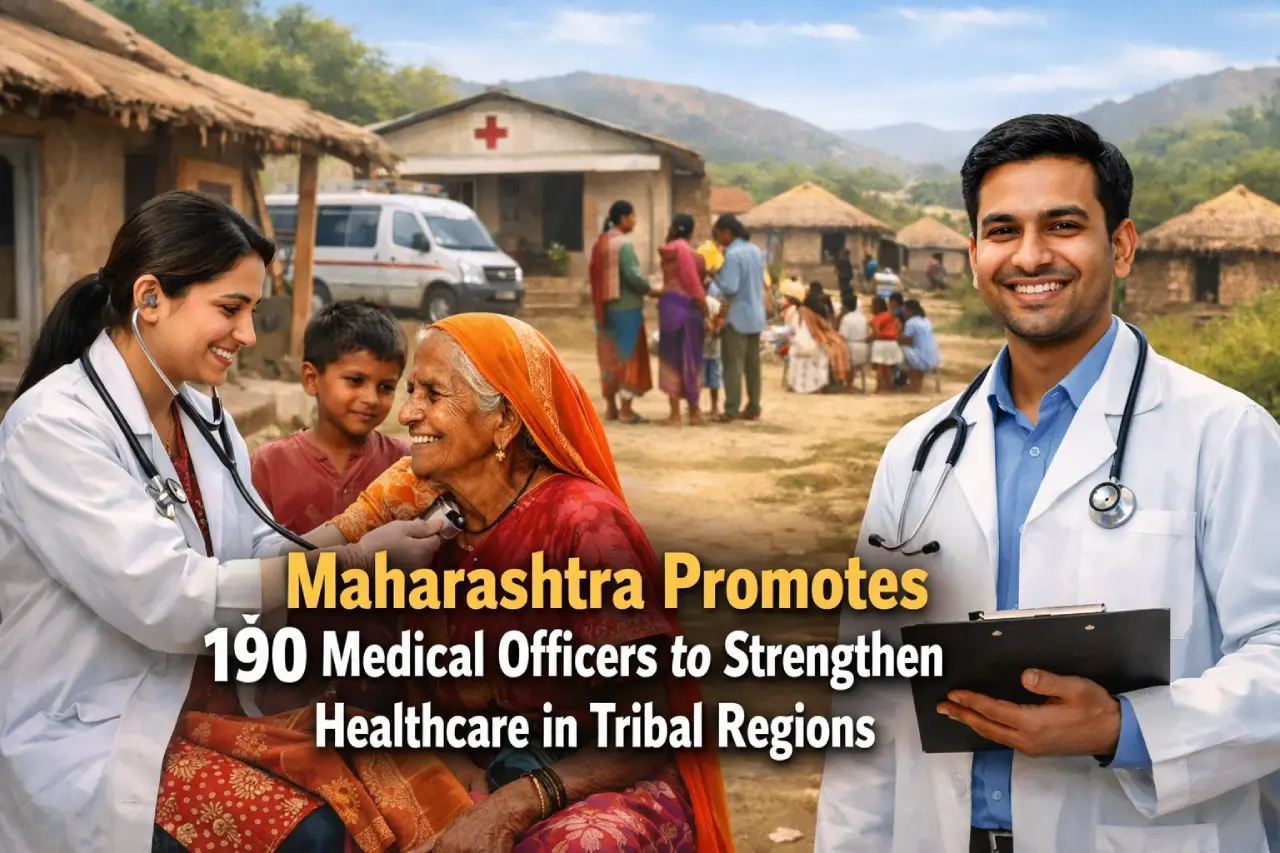 Maharashtra Promotes 190 Medical Officers to Strengthen Healthcare in Tribal Regions
