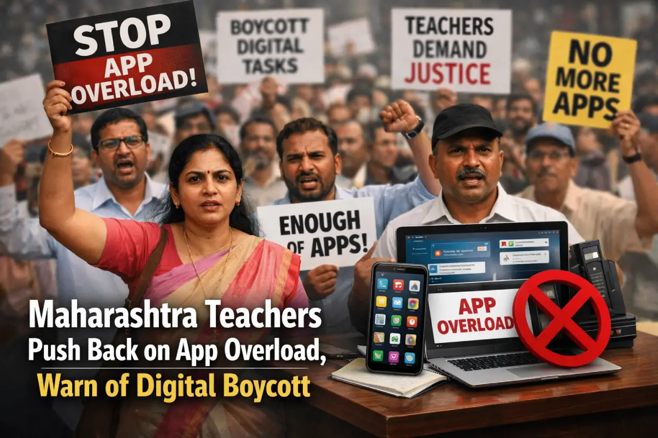 Maharashtra Teachers Push Back on App Overload, Warn of Digital Boycott