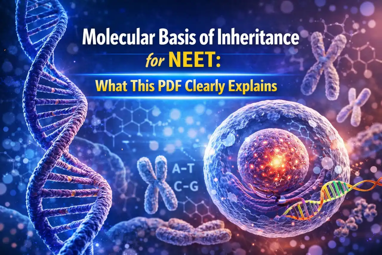 Molecular Basis of Inheritance for NEET: What This PDF Clearly Explains