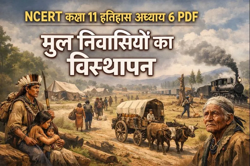 NCERT Class 11 History Chapter 6 PDF (Hindi): मूल निवासियों का विस्थापन