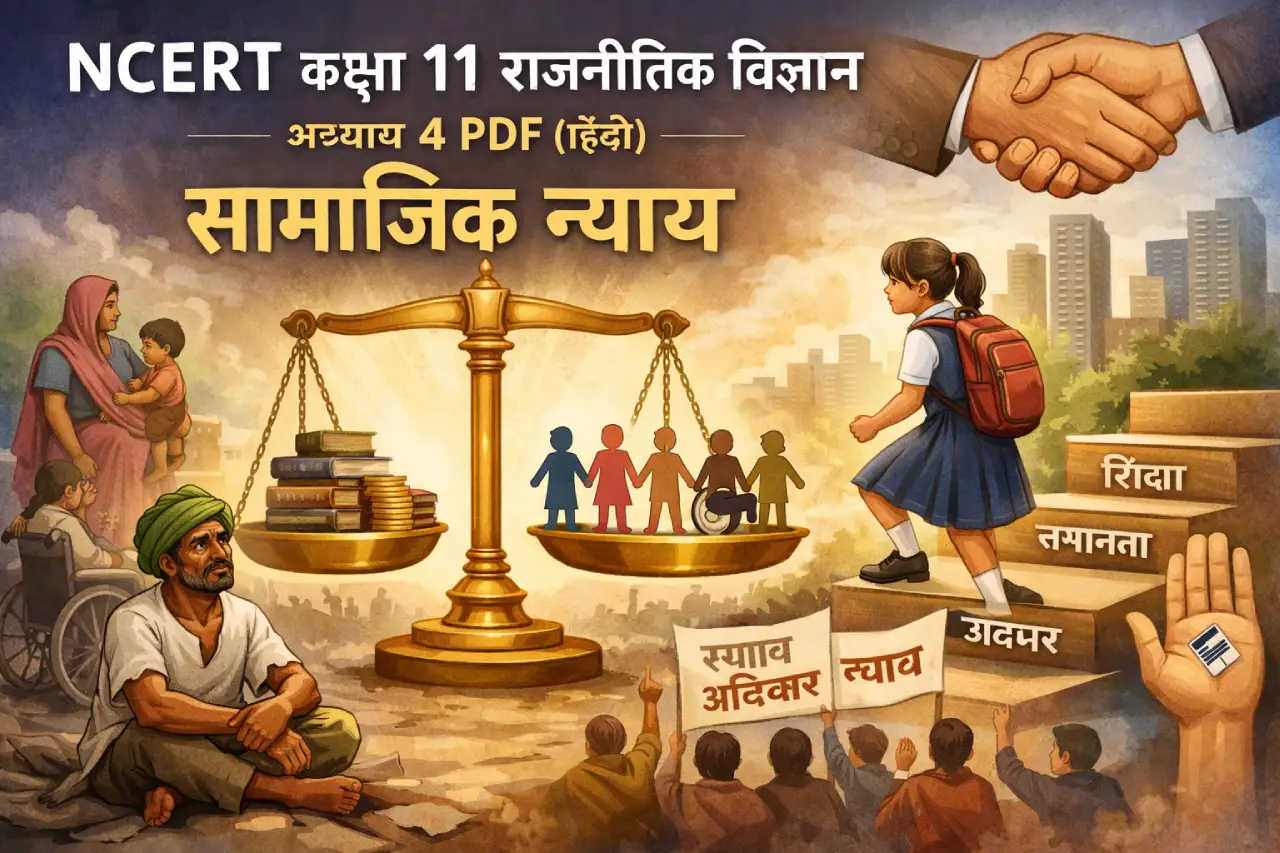 NCERT Class 11 Political Science Chapter 4 PDF (Hindi): सामाजिक न्याय