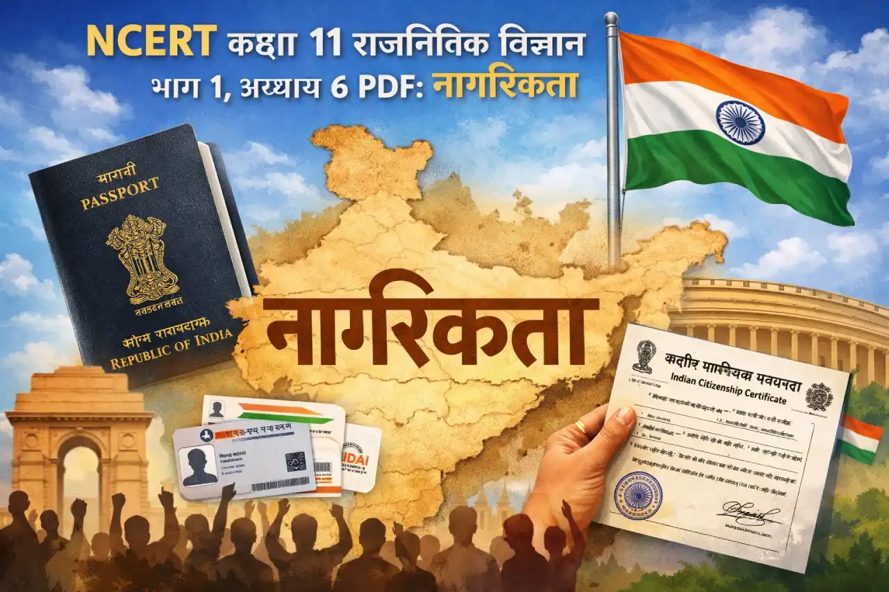 NCERT Class 11 Political Science Part 1 Chapter 6 PDF (Hindi): नागरिकता