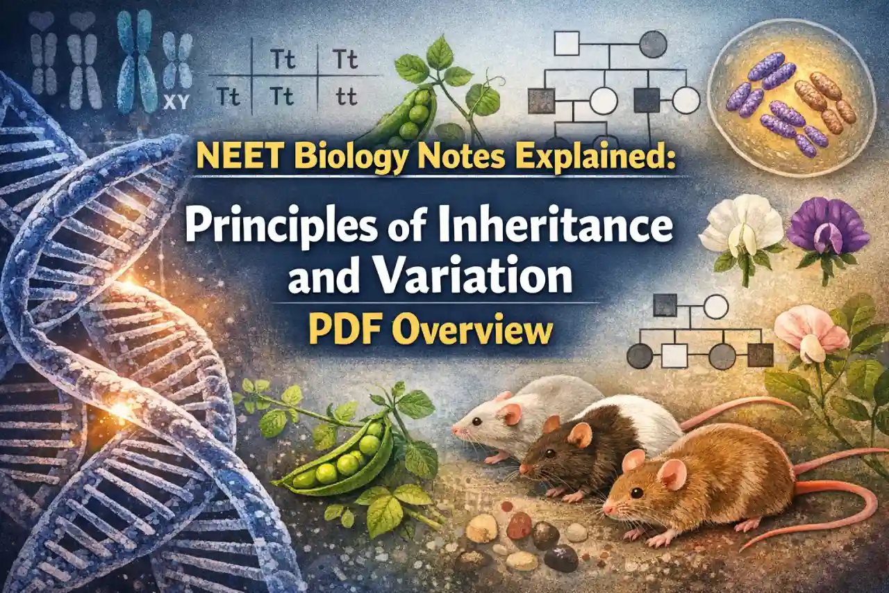 NEET Biology Notes Explained: Principles of Inheritance and Variation PDF Overview