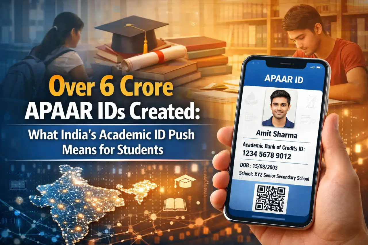 Over 6 Crore APAAR IDs Created: What India’s Academic ID Push Means for Students