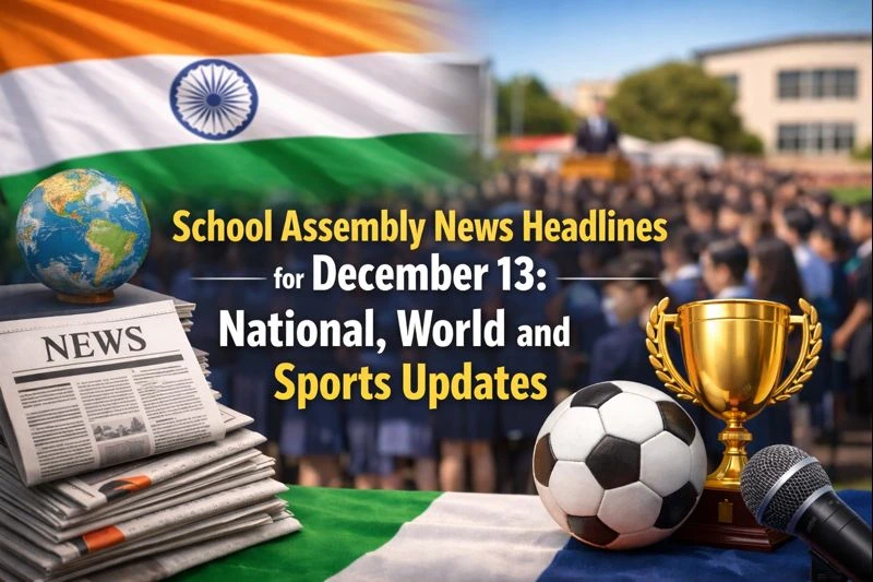 School Assembly News Headlines for December 13: National, World and Sports Updates