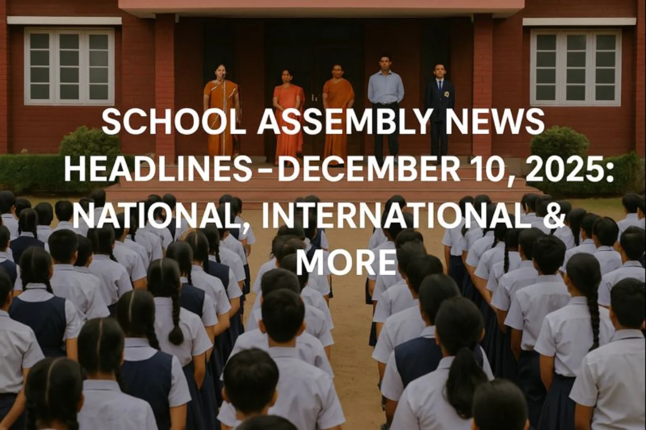 School Assembly News Headlines – December 10, 2025: National, International & More