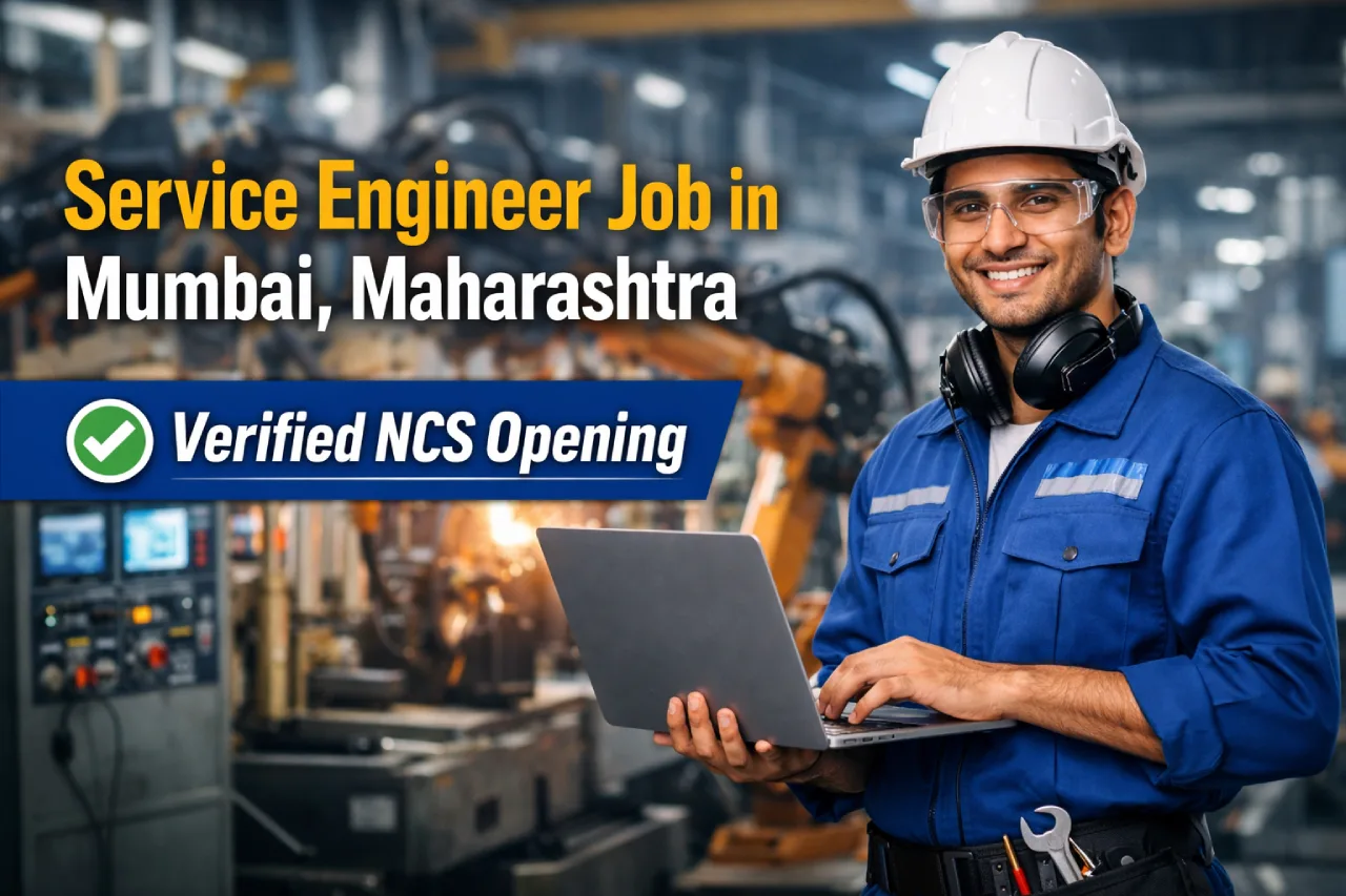 Service Engineer Job in Mumbai, Maharashtra – Verified NCS Opening