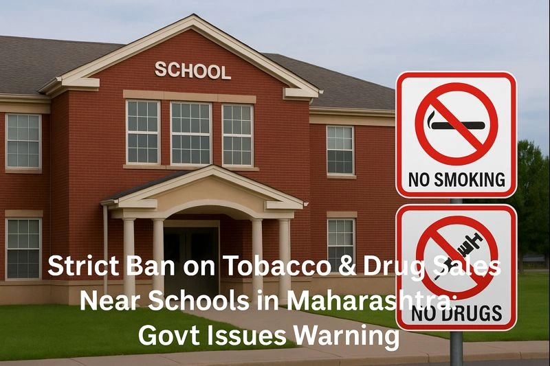Strict Ban on Tobacco & Drug Sales Near Schools in Maharashtra: Govt Issues Warning
