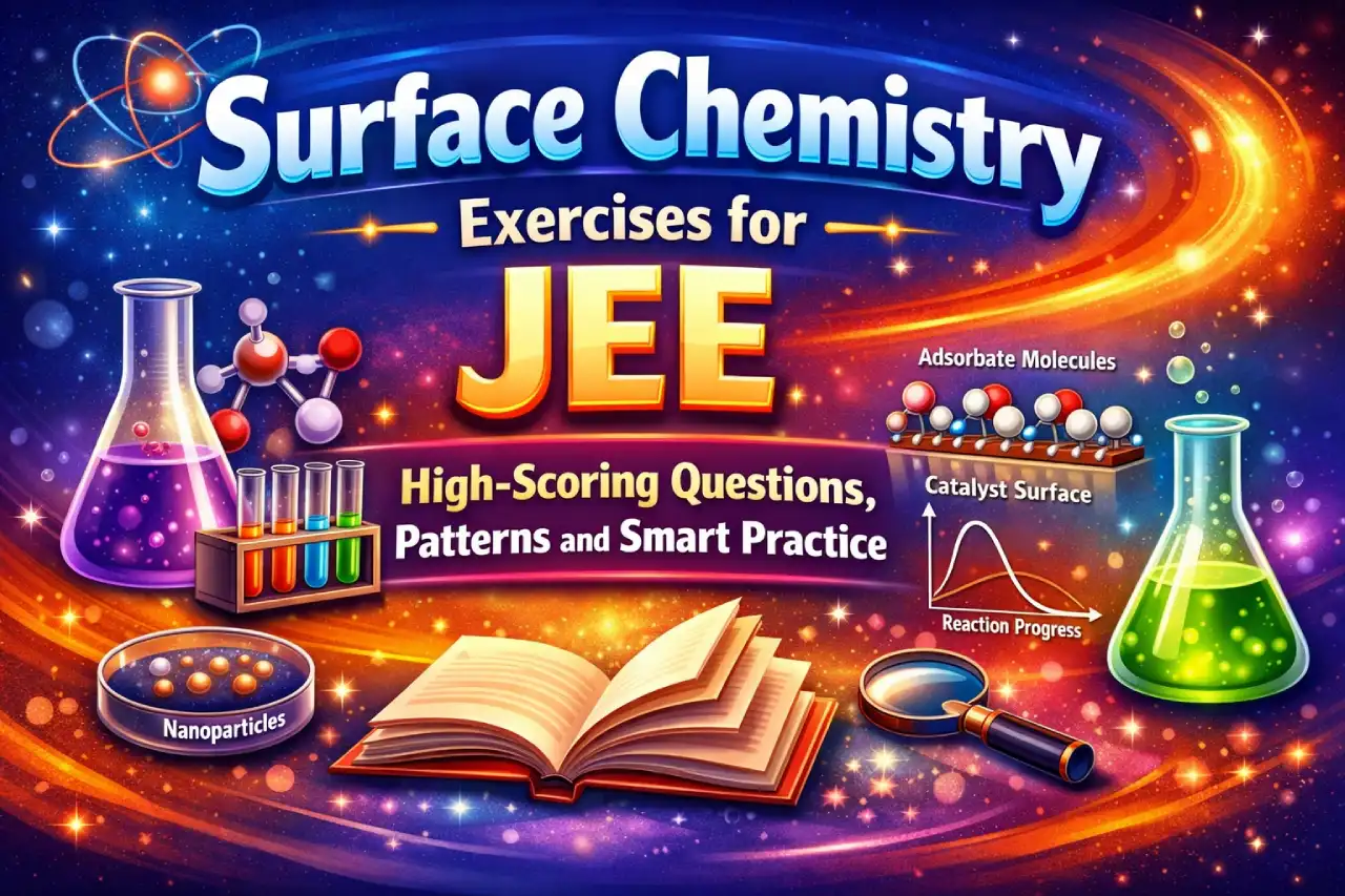 Surface Chemistry Exercises for JEE: High-Scoring Questions, Patterns and Smart Practice