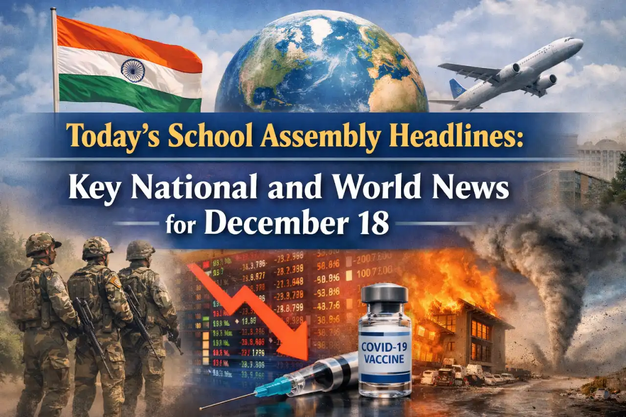 Today’s School Assembly Headlines: Key National and World News for December 18