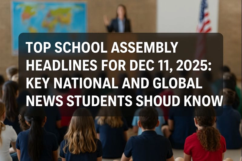 Top School Assembly Headlines for Dec 11, 2025: Key National and Global News Students Should Know