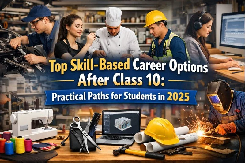 Top Skill-Based Career Options After Class 10: Practical Paths for Students in 2025
