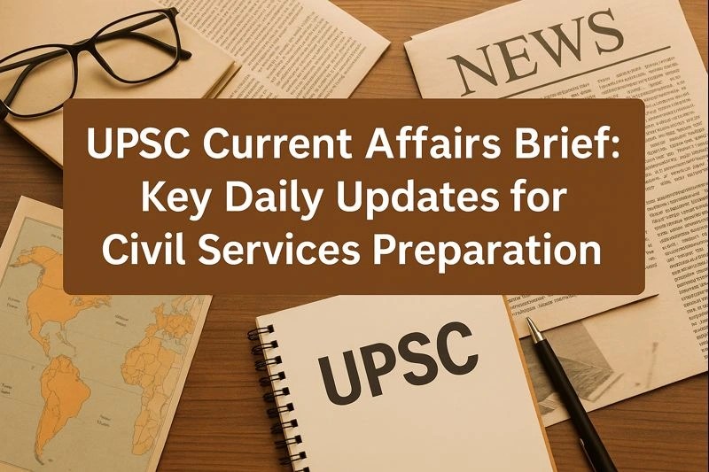UPSC Current Affairs Brief: Key Daily Updates for Civil Services Preparation