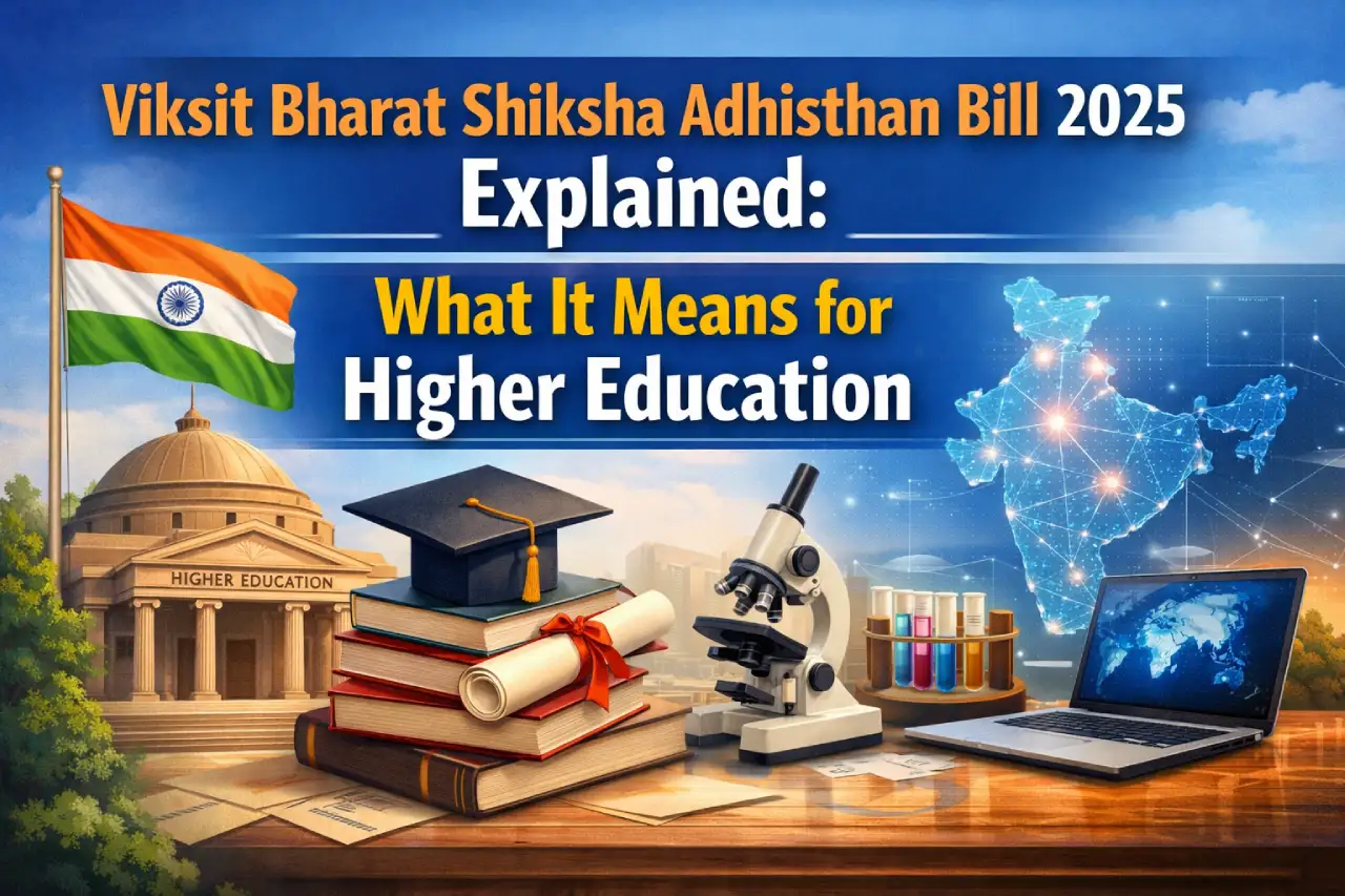 Viksit Bharat Shiksha Adhishthan Bill 2025 Explained: What It Means for Higher Education