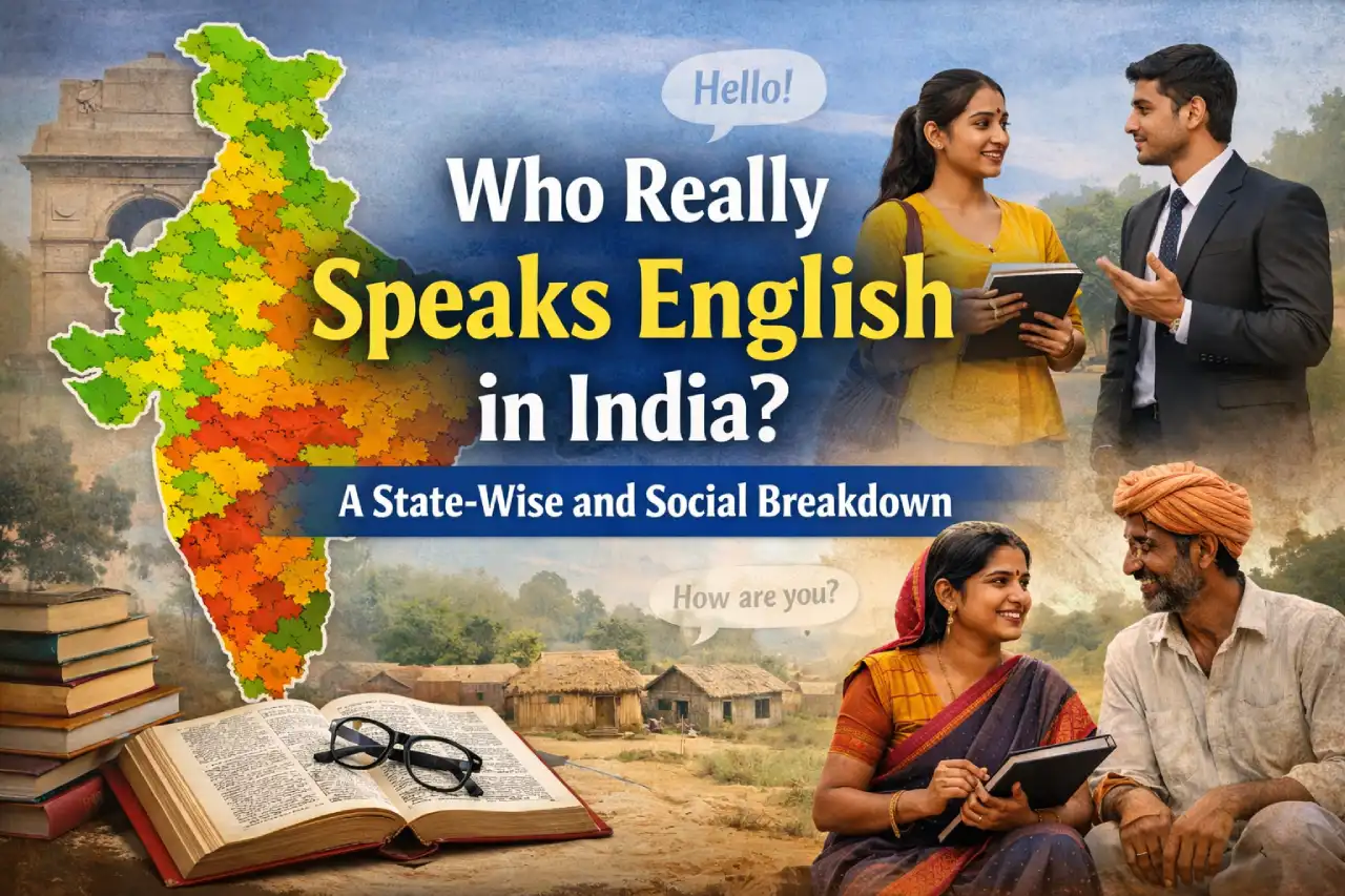 Who Really Speaks English in India? A State-Wise and Social Breakdown