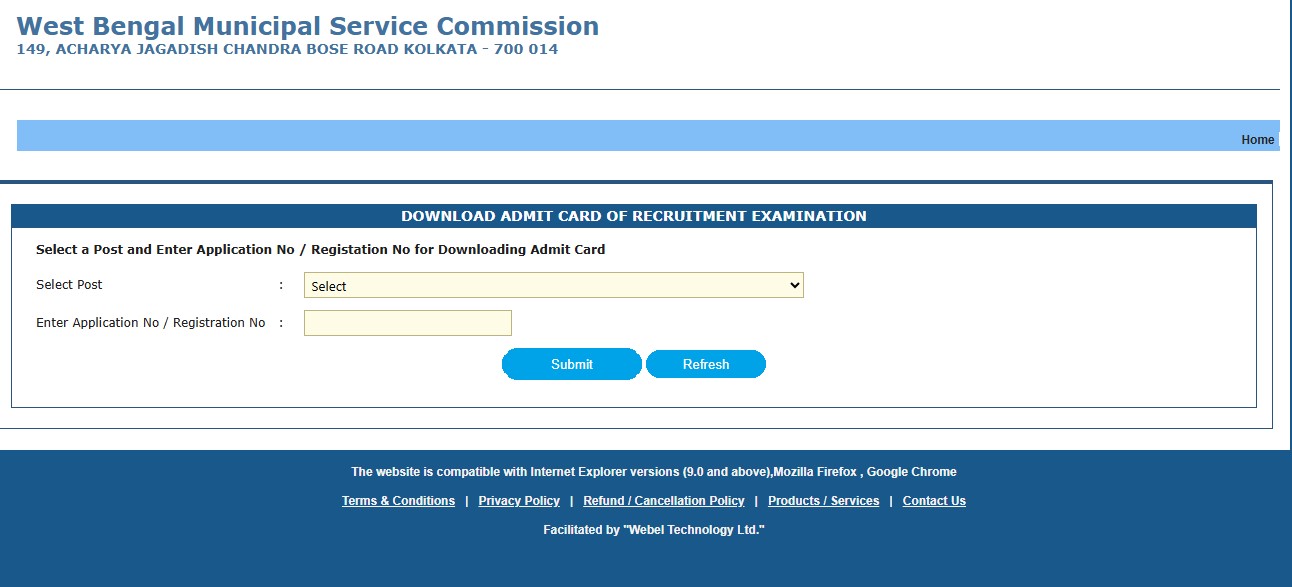 WBMSC Assistant Engineer Admit Card 2026 Released: Download Hall Ticket for January 18 Exam