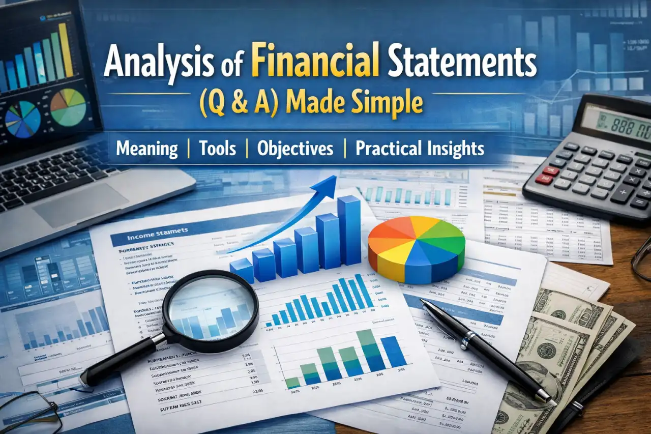 Analysis of Financial Statements (Q & A) Made Simple: Meaning, Tools, Objectives, and Practical Insights