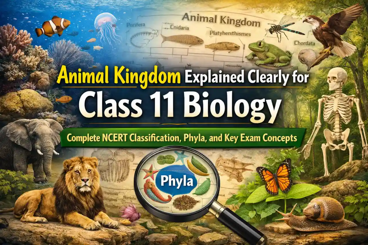 Animal Kingdom Explained Clearly for Class 11 Biology: Complete NCERT Classification, Phyla, and Key Exam Concepts