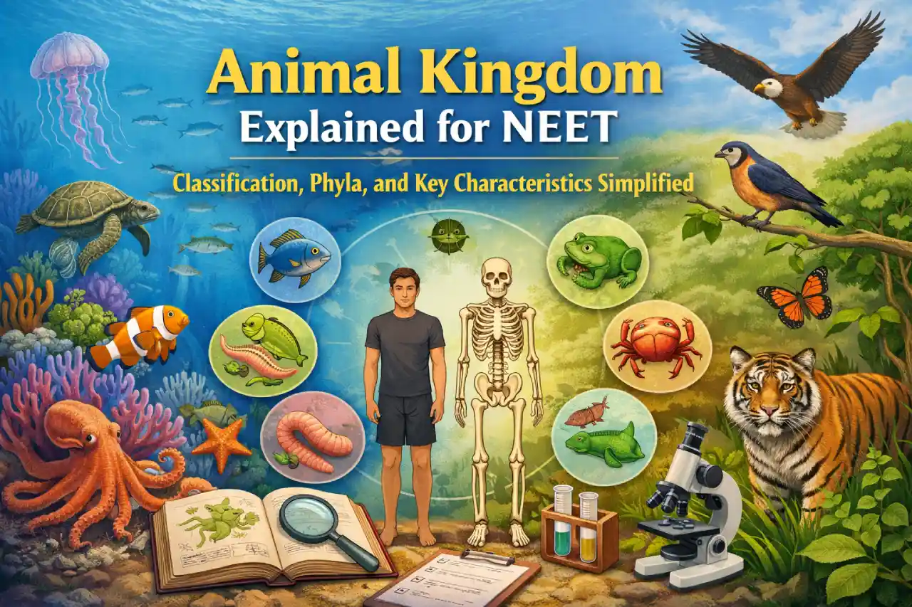 Animal Kingdom Explained for NEET: Classification, Phyla, and Key Characteristics Simplified