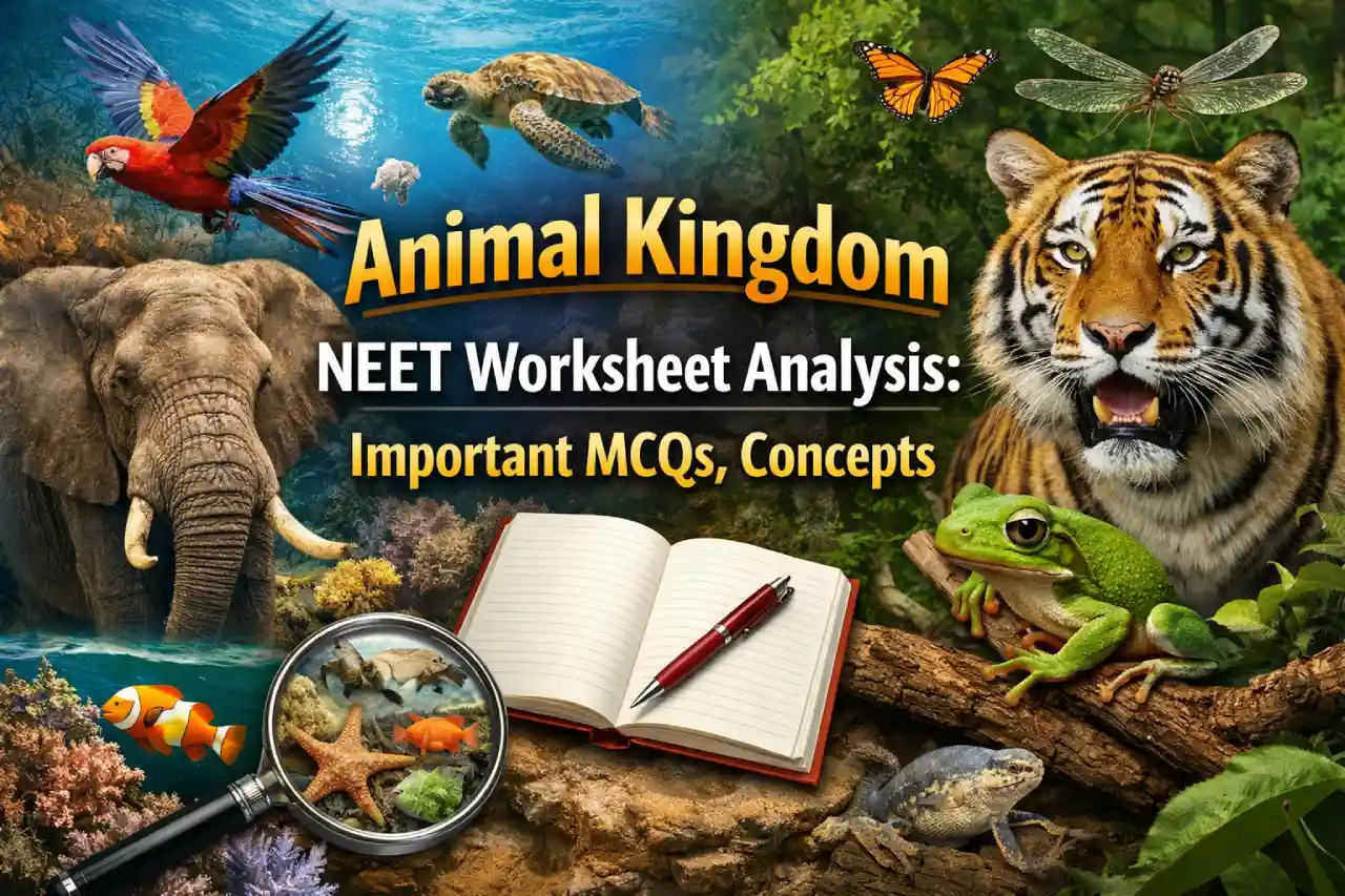 Animal Kingdom NEET Worksheet Analysis: Important MCQs, Concepts