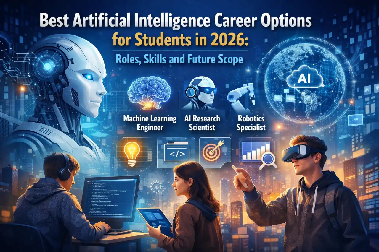 Best Artificial Intelligence Career Options for Students in 2026: Roles, Skills and Future Scope