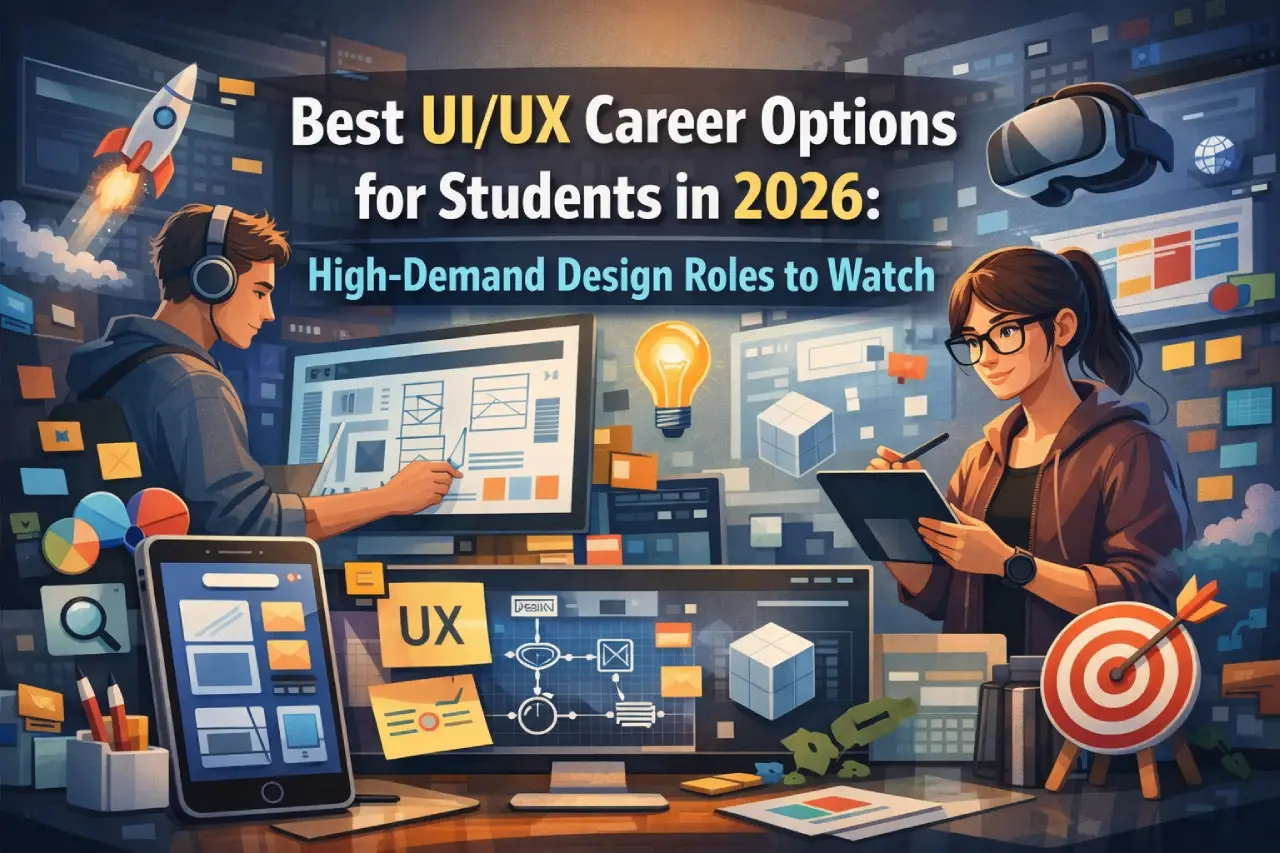 Best UI/UX Career Options for Students in 2026: High-Demand Design Roles to Watch