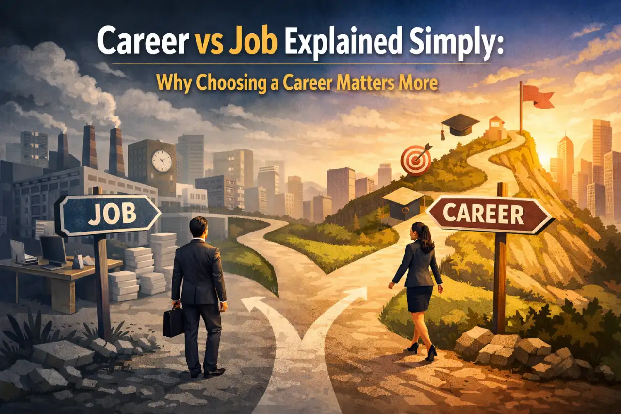 Career vs Job Explained Simply: Why Choosing a Career Matters More