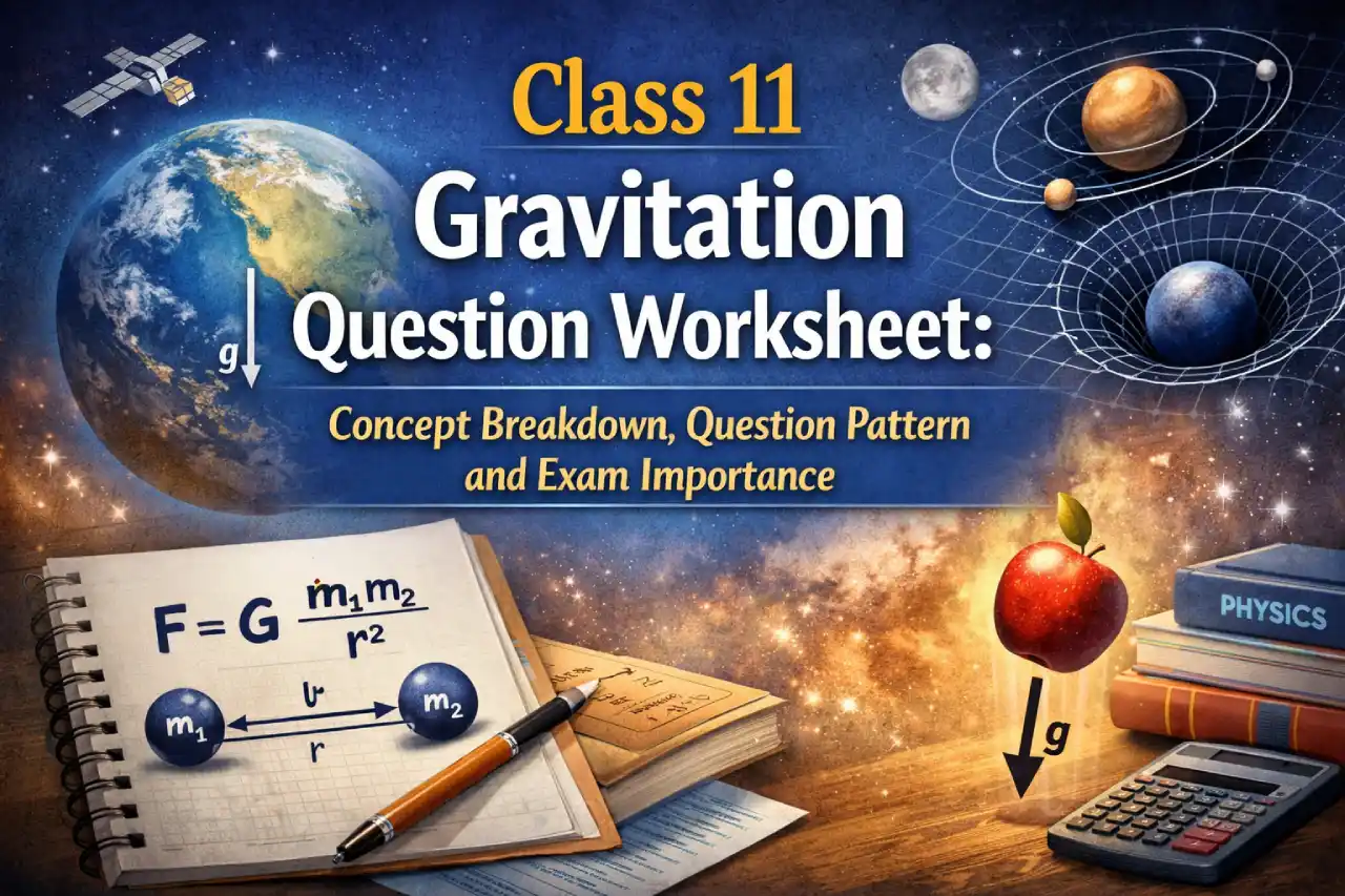 Class 11 Gravitation Question Worksheet: Concept Breakdown, Question Pattern and Exam Importance