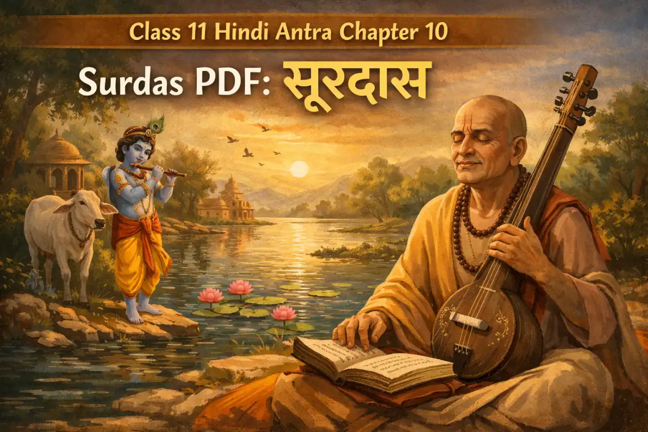 Class 11 Hindi Antra Chapter 10 Surdas PDF: सूरदास