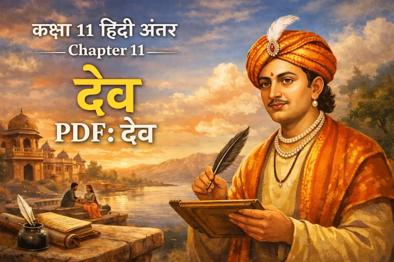 Class 11 Hindi Antra Chapter 11 Dev PDF: देव