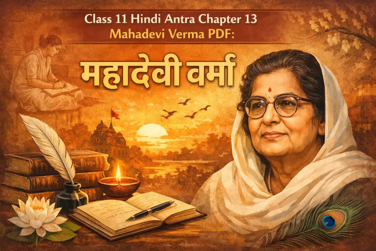 Class 11 Hindi Antra Chapter 13 Mahadevi Verma PDF: महादेवी वर्मा