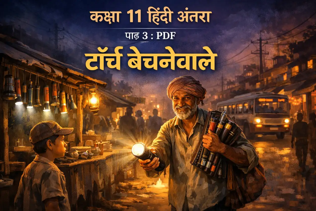 Class 11 Hindi Antra Chapter 3 PDF: टॉर्च बेचनेवाले