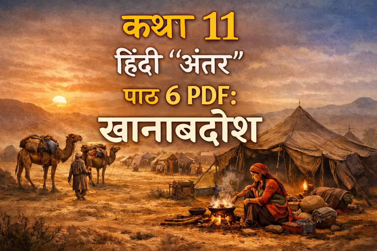 Class 11 Hindi Antra Chapter 6 PDF: खानाबदोश