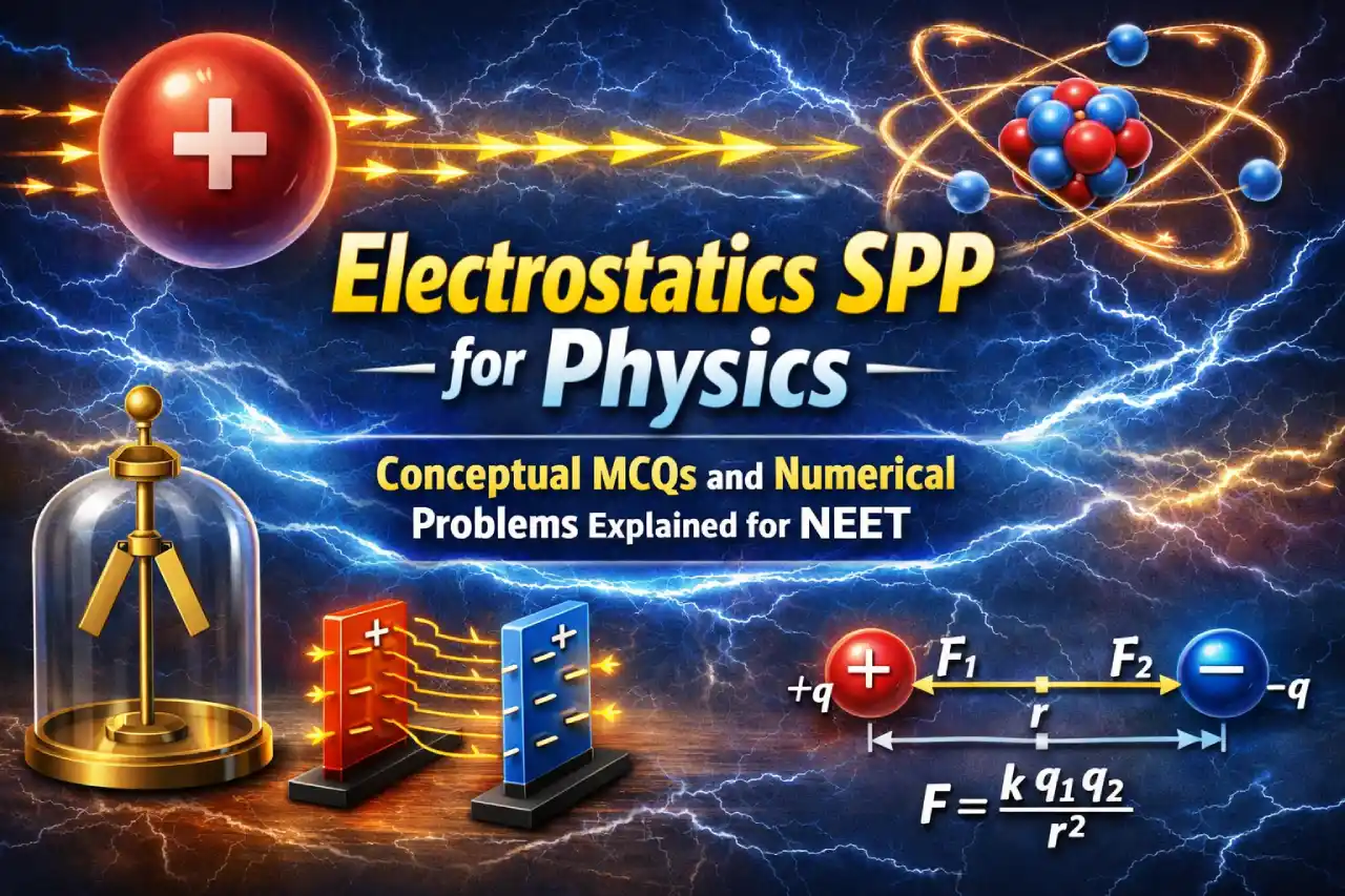 Electrostatics SPP for Physics: Conceptual MCQs and Numerical Problems Explained for NEET