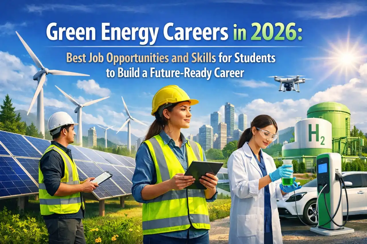 Green Energy Careers in 2026: Best Job Opportunities and Skills for Students to Build a Future-Ready Career