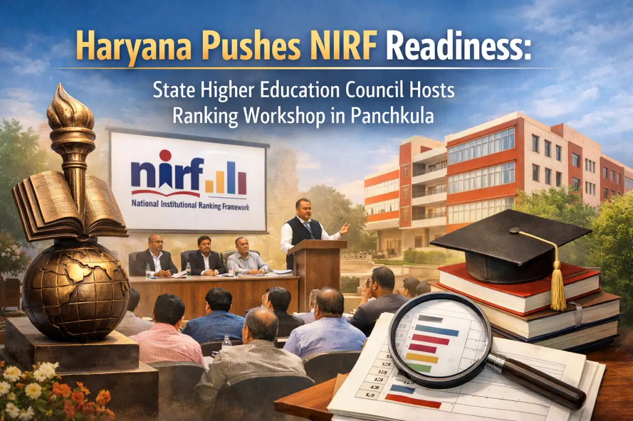 Haryana Pushes NIRF Readiness: State Higher Education Council Hosts Ranking Workshop in Panchkula
