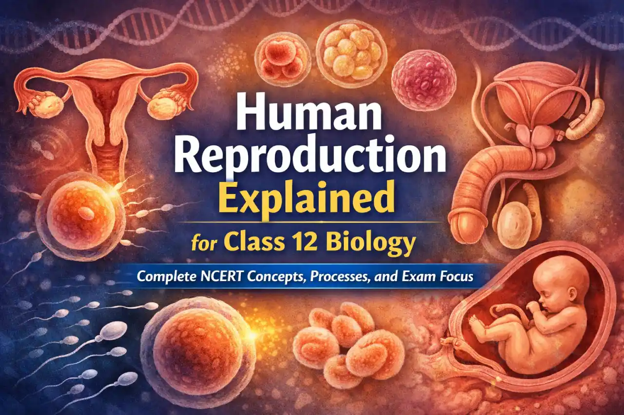 Human Reproduction Explained for Class 12 Biology: Complete NCERT Concepts, Processes, and Exam Focus from the PDF