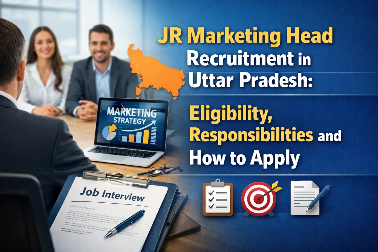 JR Marketing Head Recruitment in Uttar Pradesh: Eligibility, Responsibilities and How to Apply