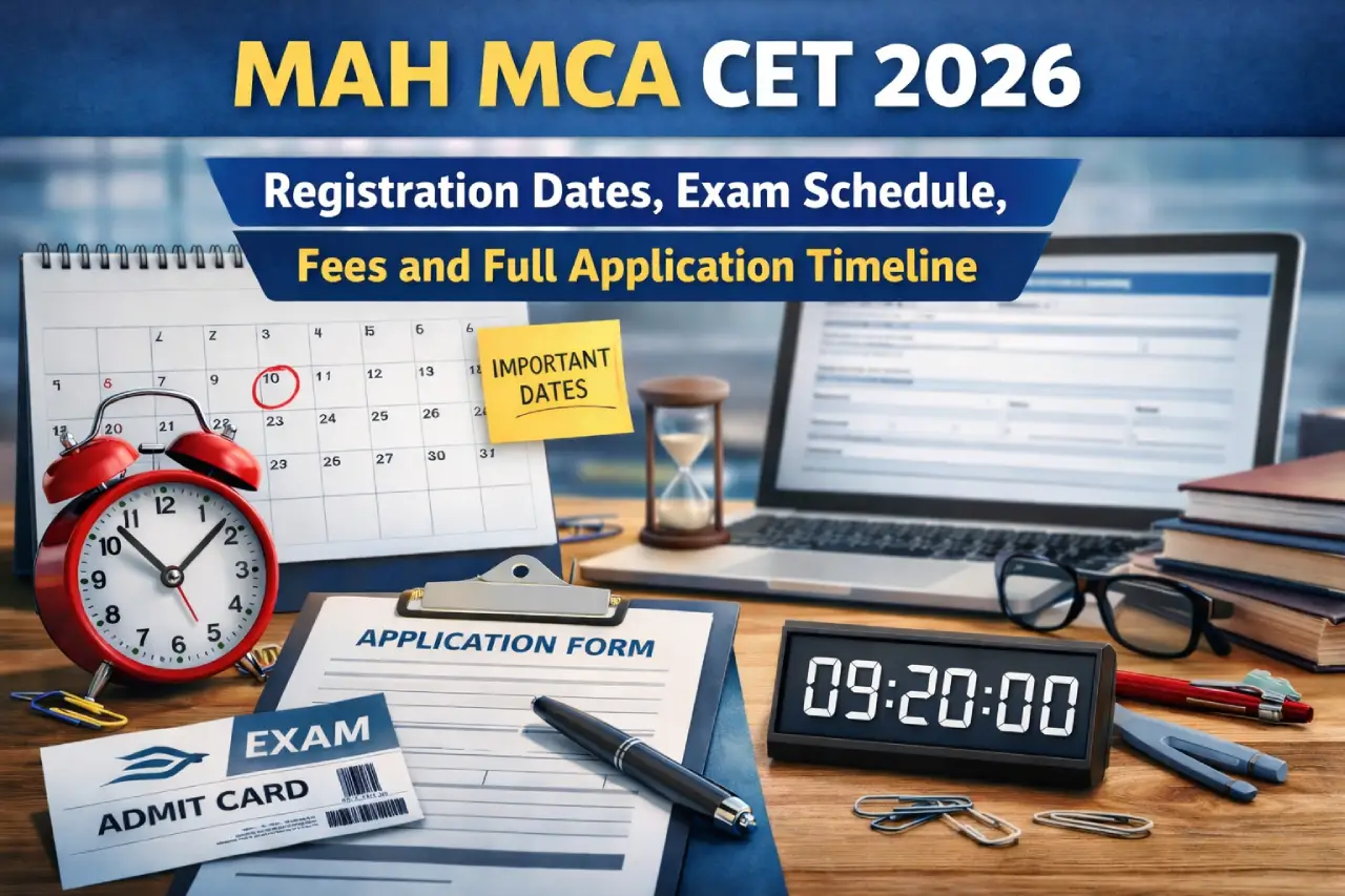 MAH MCA CET 2026 Registration Dates, Exam Schedule, Fees and Full Application Timeline