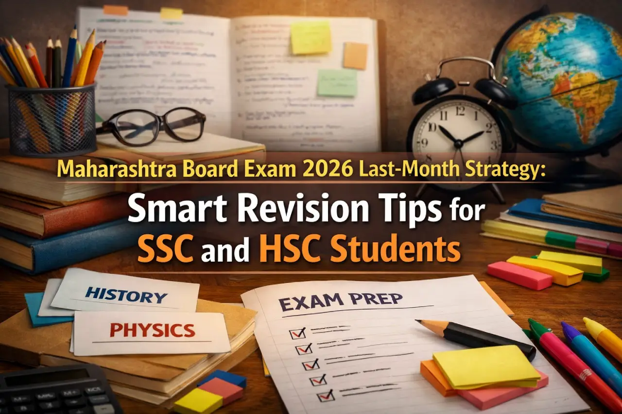 Maharashtra Board Exam 2026 Last-Month Strategy: Smart Revision Tips for SSC and HSC Students