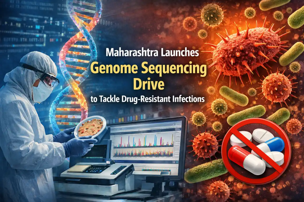 Maharashtra Launches Genome Sequencing Drive to Tackle Drug-Resistant Infections