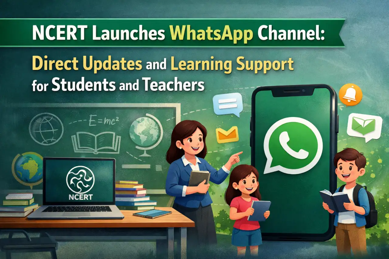 NCERT Launches WhatsApp Channel: Direct Updates and Learning Support for Students and Teachers