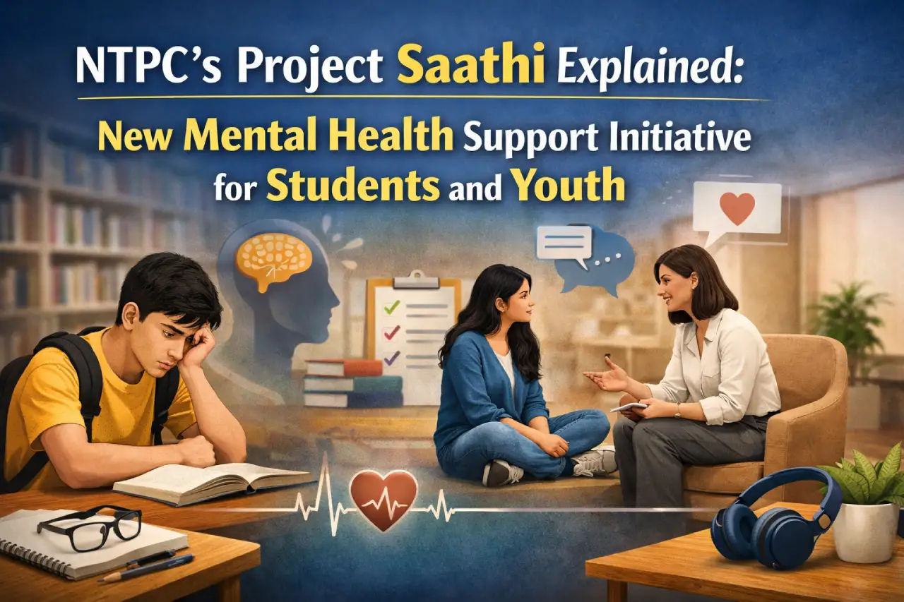 NTPC’s Project Saathi Explained: New Mental Health Support Initiative for Students and Youth