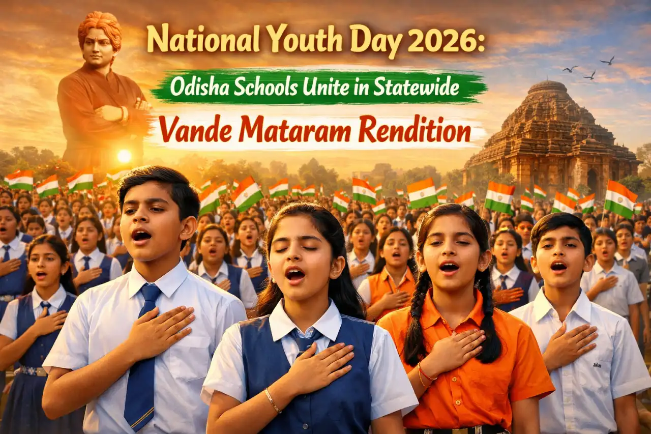 National Youth Day 2026: Odisha Schools Unite in Statewide Vande Mataram Rendition