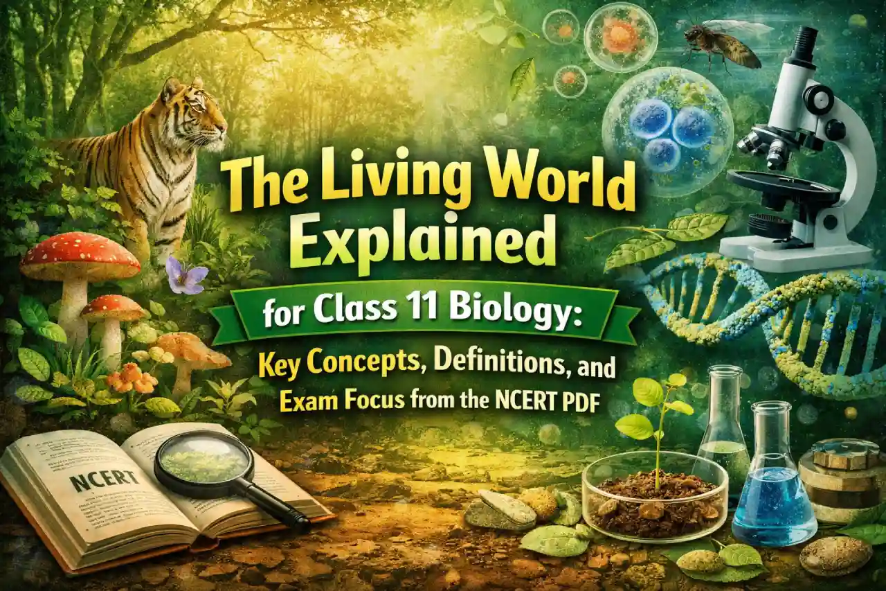 The Living World Explained for Class 11 Biology: Key Concepts, Definitions, and Exam Focus from the NCERT PDF