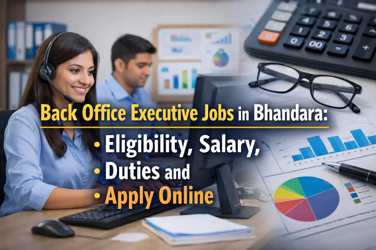 Back Office Executive Jobs in Bhandara: Eligibility, Salary, Duties and Apply Online