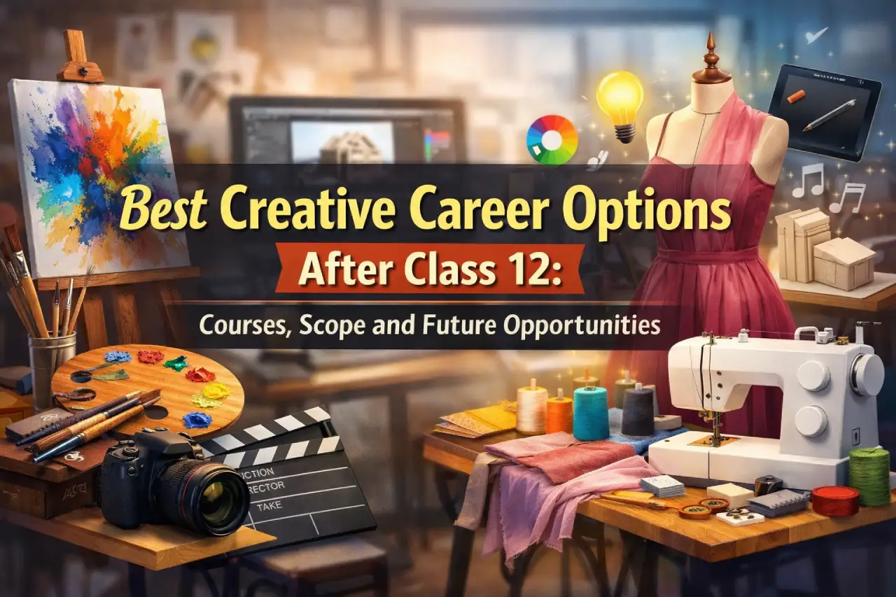 Best Creative Career Options After Class 12: Courses, Scope and Future Opportunities